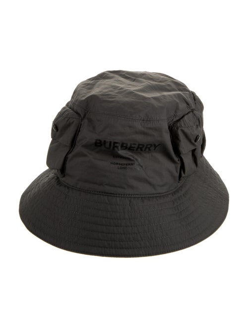 Burberry Black Bucket Hat Size Large