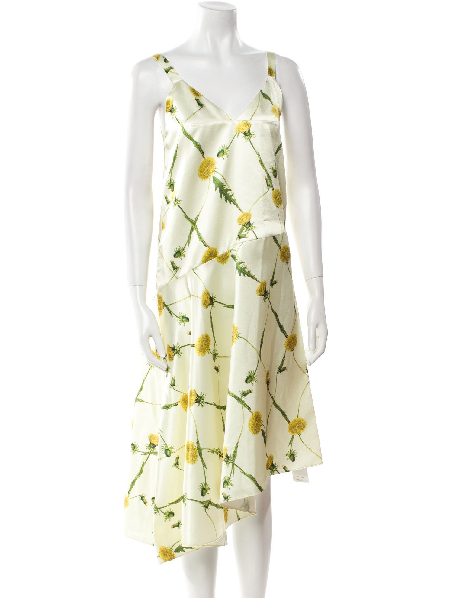 Burberry Floral Print Midi Length Dress w/ Tags