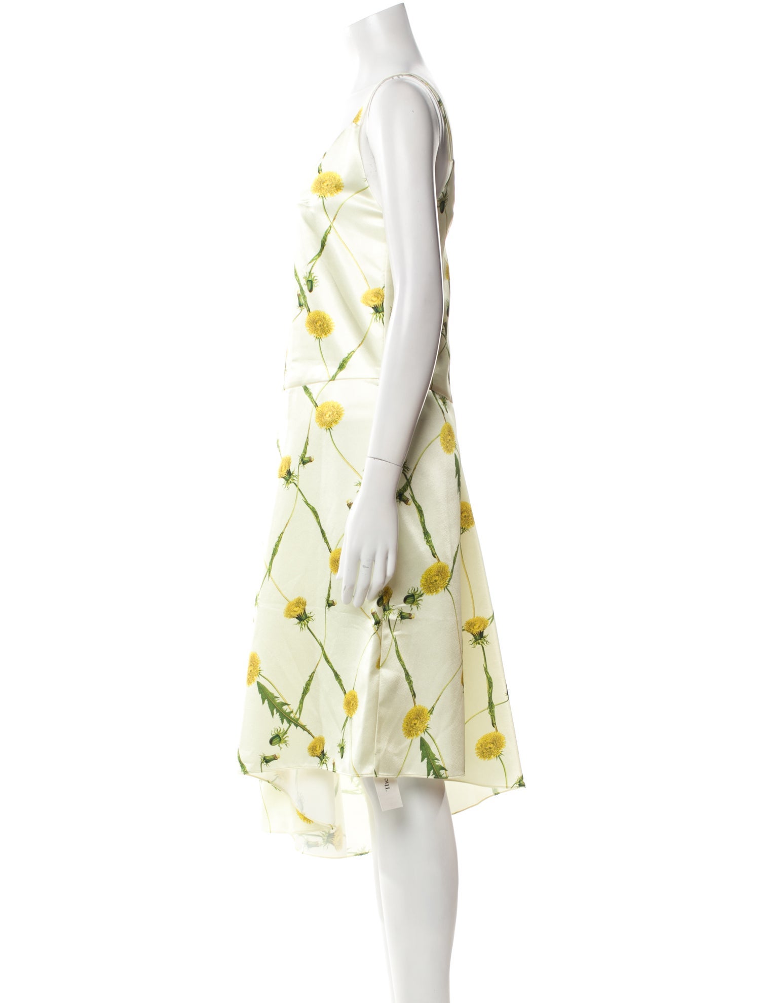 Burberry Floral Print Midi Length Dress w/ Tags