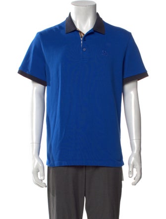 Burberry Nova Check Pattern Collar Polo Shirt
