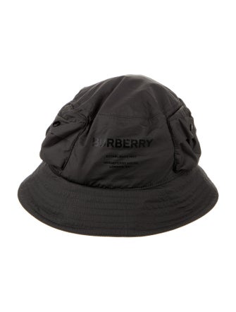 Burberry Black Bucket Hat Size Small