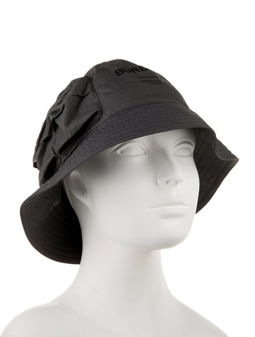 Burberry Black Bucket Hat Size Small