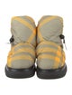 Burberry Nylon Plaid Print Hiking Boots