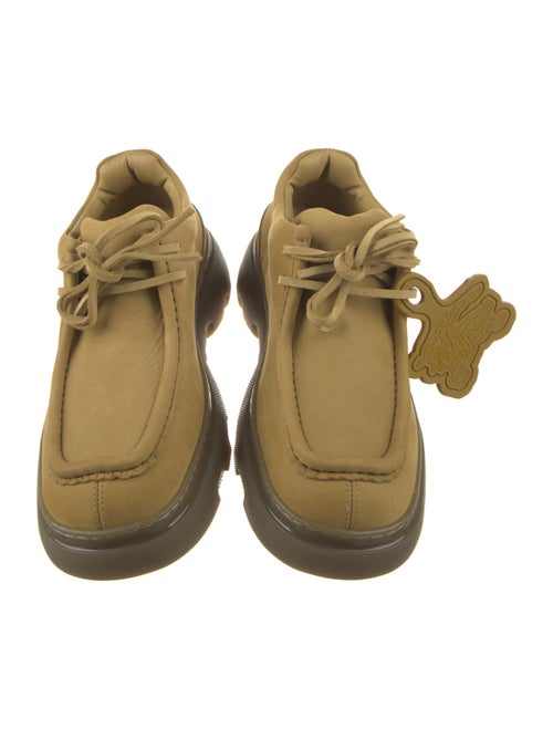 Burberry Leather Lace-Up Boots