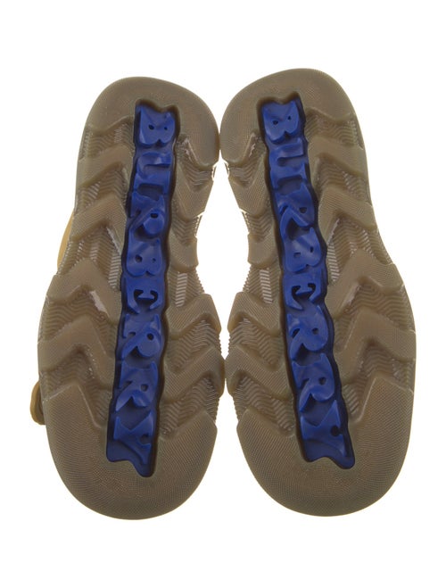 Burberry Leather Lace-Up Boots