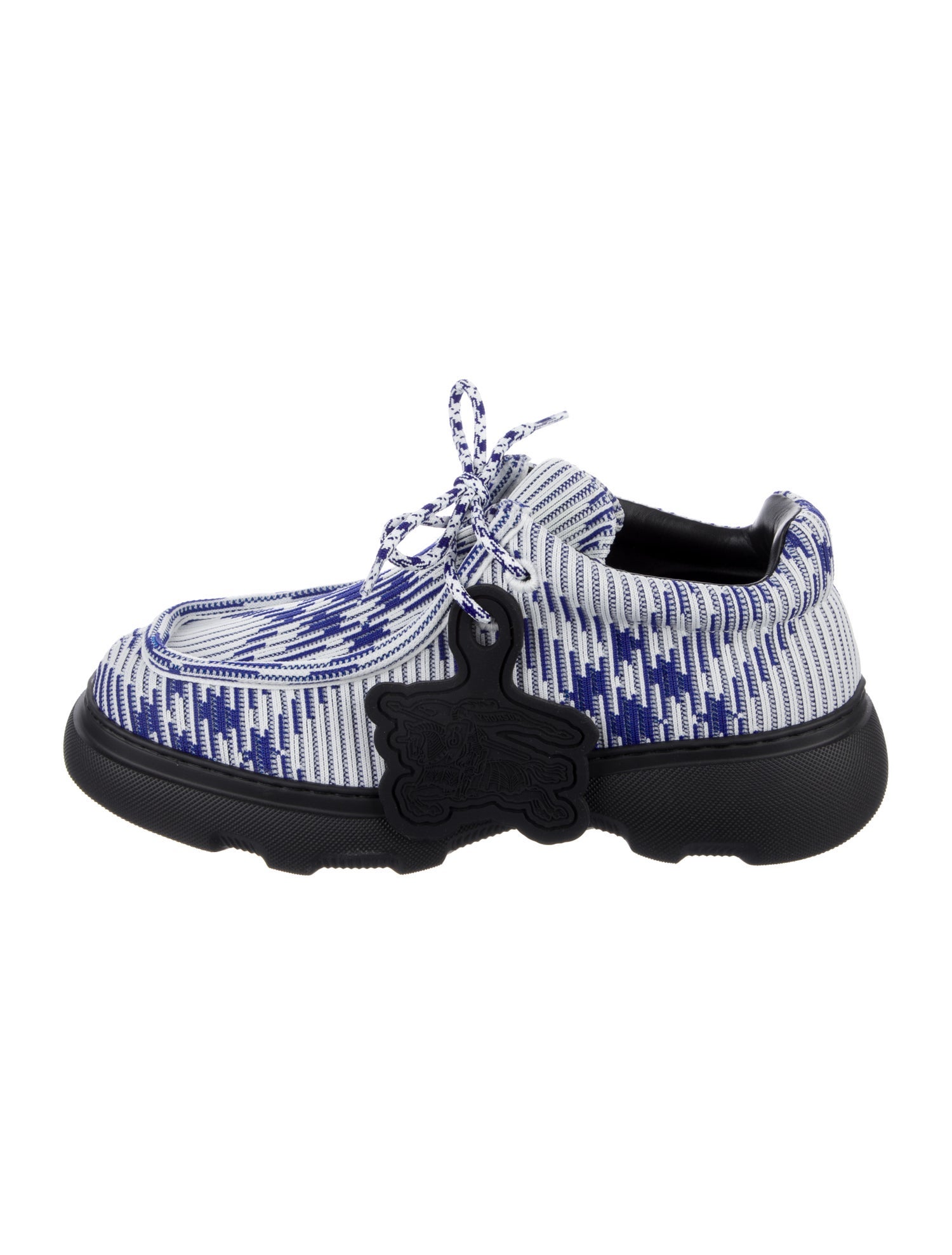 Burberry Plaid Print Derby Shoes