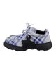 Burberry Plaid Print Derby Shoes