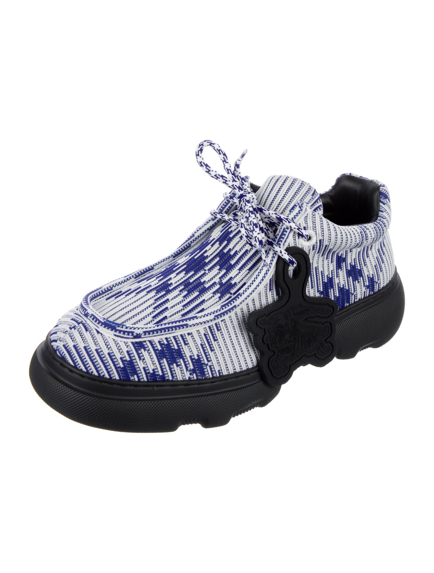 Burberry Plaid Print Derby Shoes