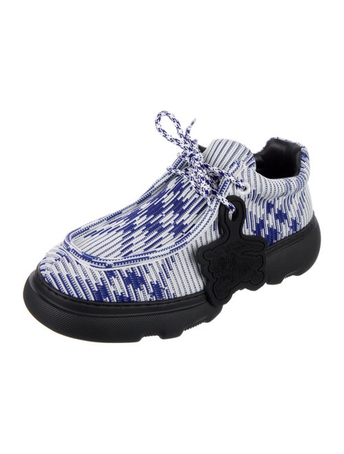 Burberry Plaid Print Derby Shoes
