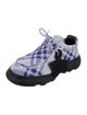 Burberry Plaid Print Derby Shoes