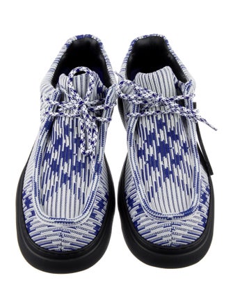 Burberry Plaid Print Derby Shoes