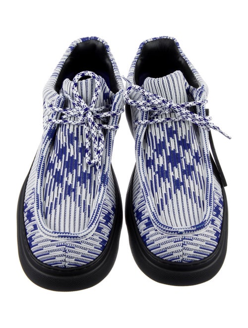 Burberry Plaid Print Derby Shoes