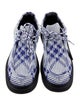 Burberry Plaid Print Derby Shoes