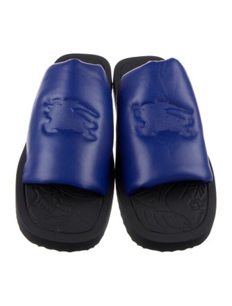 Burberry Leather Slides