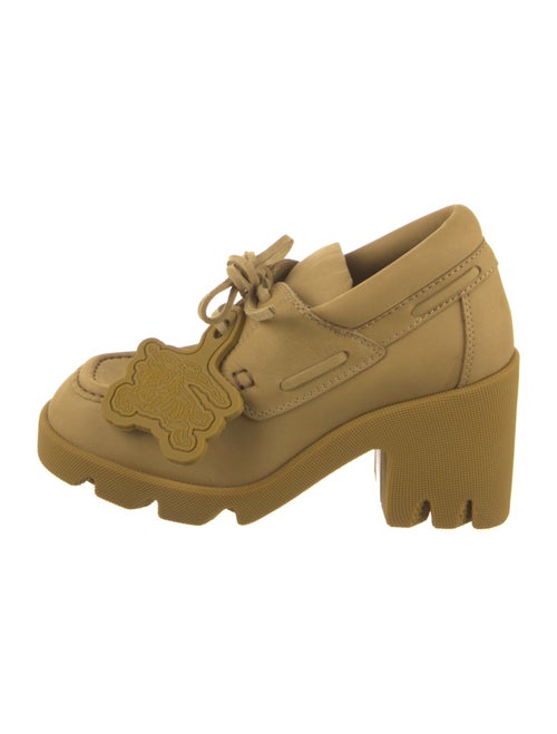 Burberry Leather Lace-Up Boots