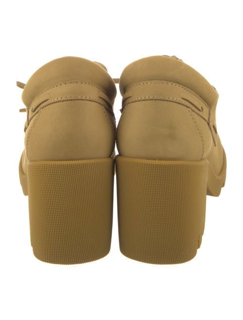 Burberry Leather Lace-Up Boots