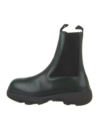 Burberry Leather Chelsea Boots