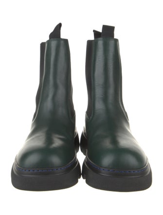 Burberry Leather Chelsea Boots