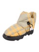 Burberry Nylon Plaid Print Hiking Boots