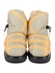 Burberry Nylon Plaid Print Hiking Boots