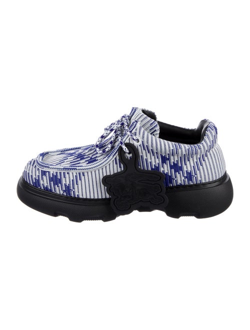 Burberry Plaid Print Derby Shoes