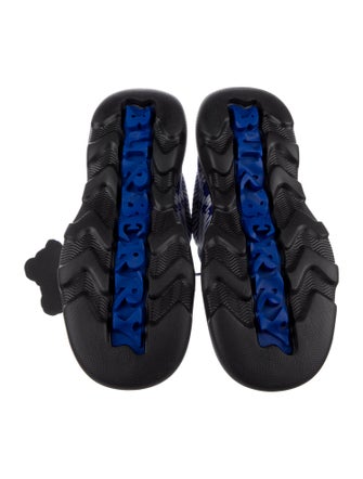 Burberry Plaid Print Derby Shoes