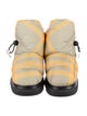 Burberry Nylon Plaid Print Hiking Boots