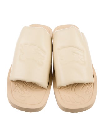 Burberry Leather Slides