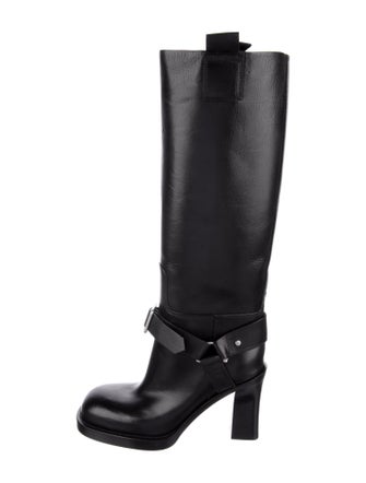 Burberry Leather Riding Boots