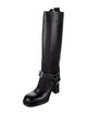 Burberry Leather Riding Boots