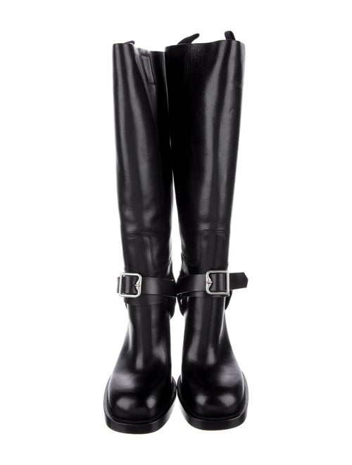 Burberry Leather Riding Boots