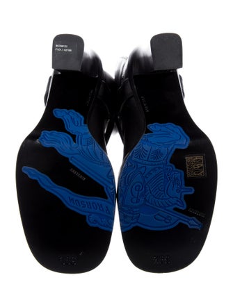 Burberry Leather Riding Boots