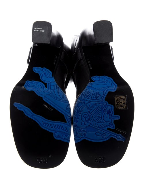 Burberry Leather Riding Boots