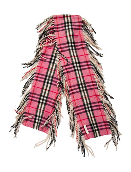 Burberry TB Monogram Striped Scarf