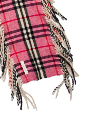 Burberry TB Monogram Striped Scarf