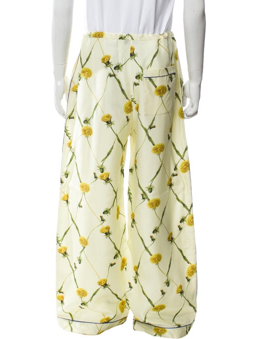 Burberry Silk Wide Leg Pants