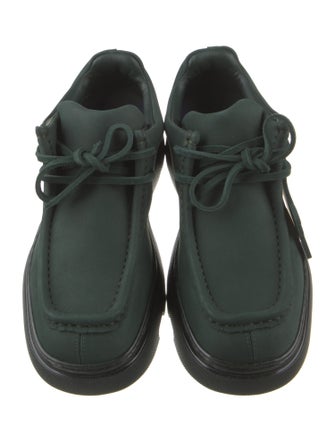 Burberry Suede Colorblock Pattern Loafer Sneakers