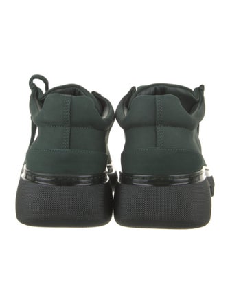 Burberry Suede Colorblock Pattern Loafer Sneakers