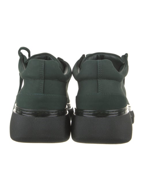 Burberry Suede Colorblock Pattern Loafer Sneakers