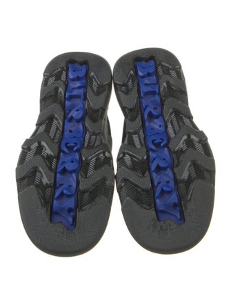 Burberry Suede Colorblock Pattern Loafer Sneakers