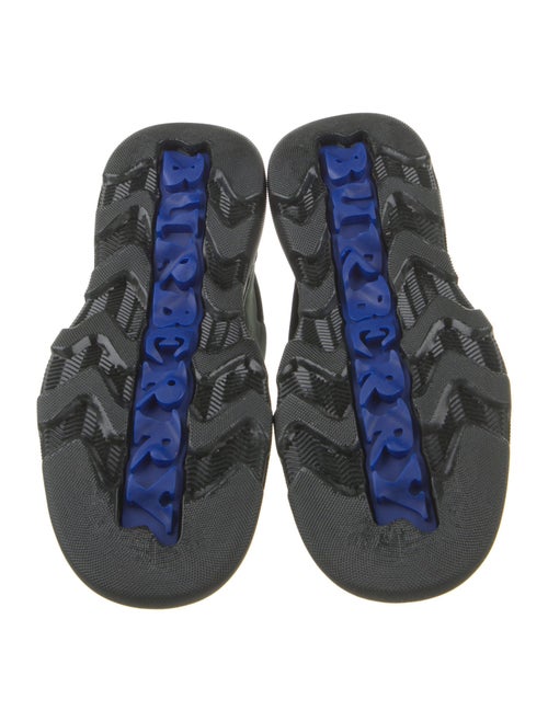 Burberry Suede Colorblock Pattern Loafer Sneakers