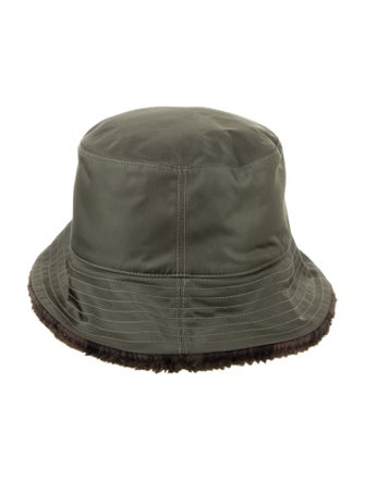 Burberry Green Nylon Bucket Hat Size S
