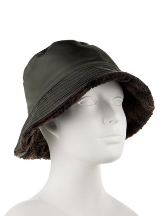 Burberry Green Nylon Bucket Hat Size S