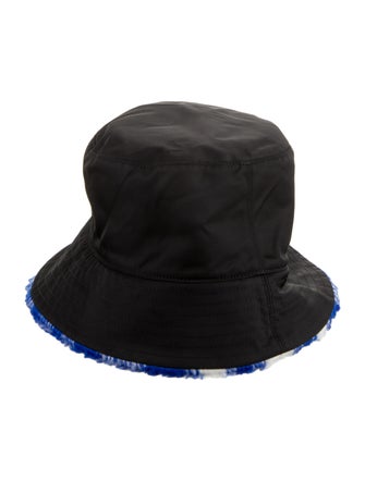 Burberry Black Nylon Bucket Hat Size M