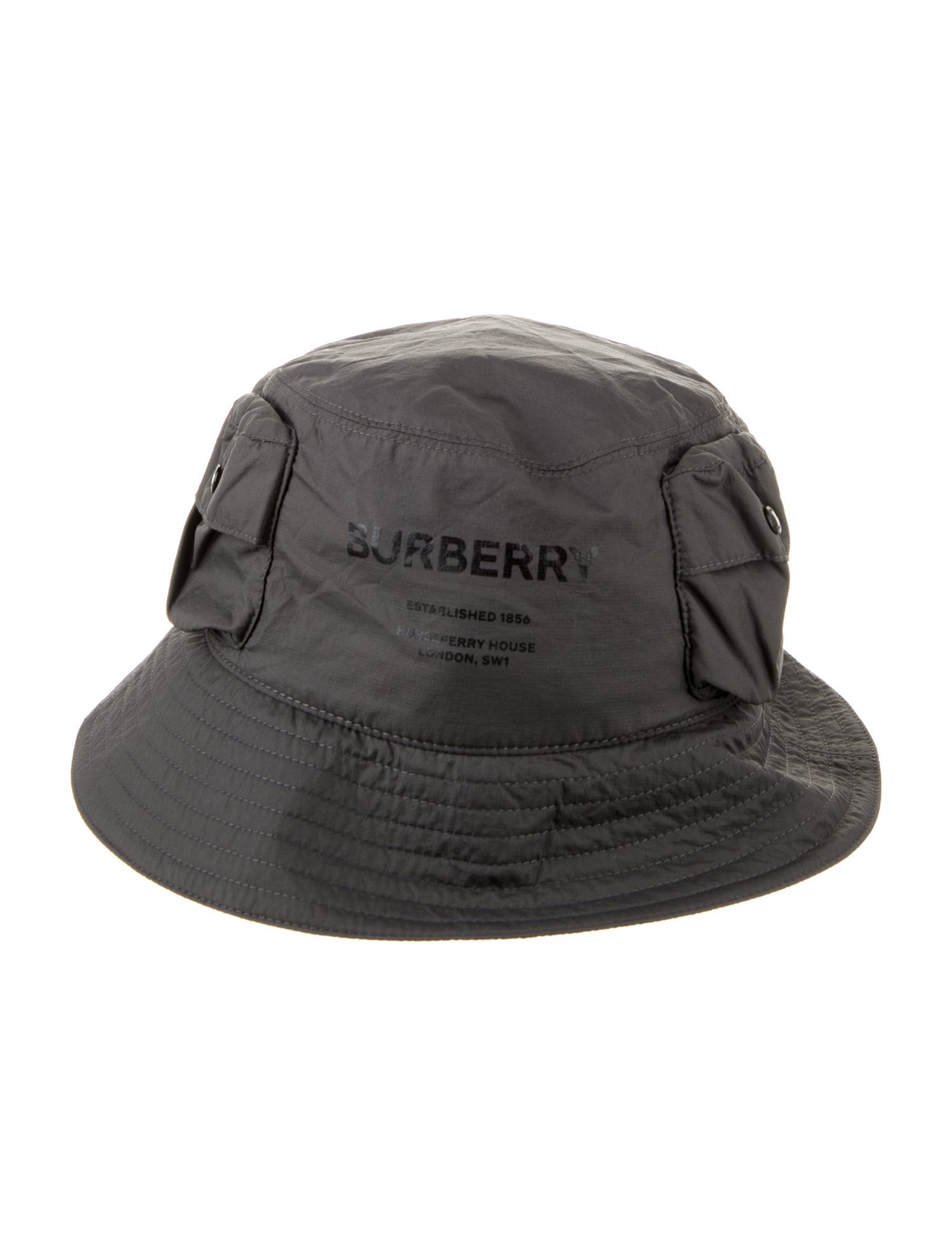 Burberry Black Bucket Hat Size Small