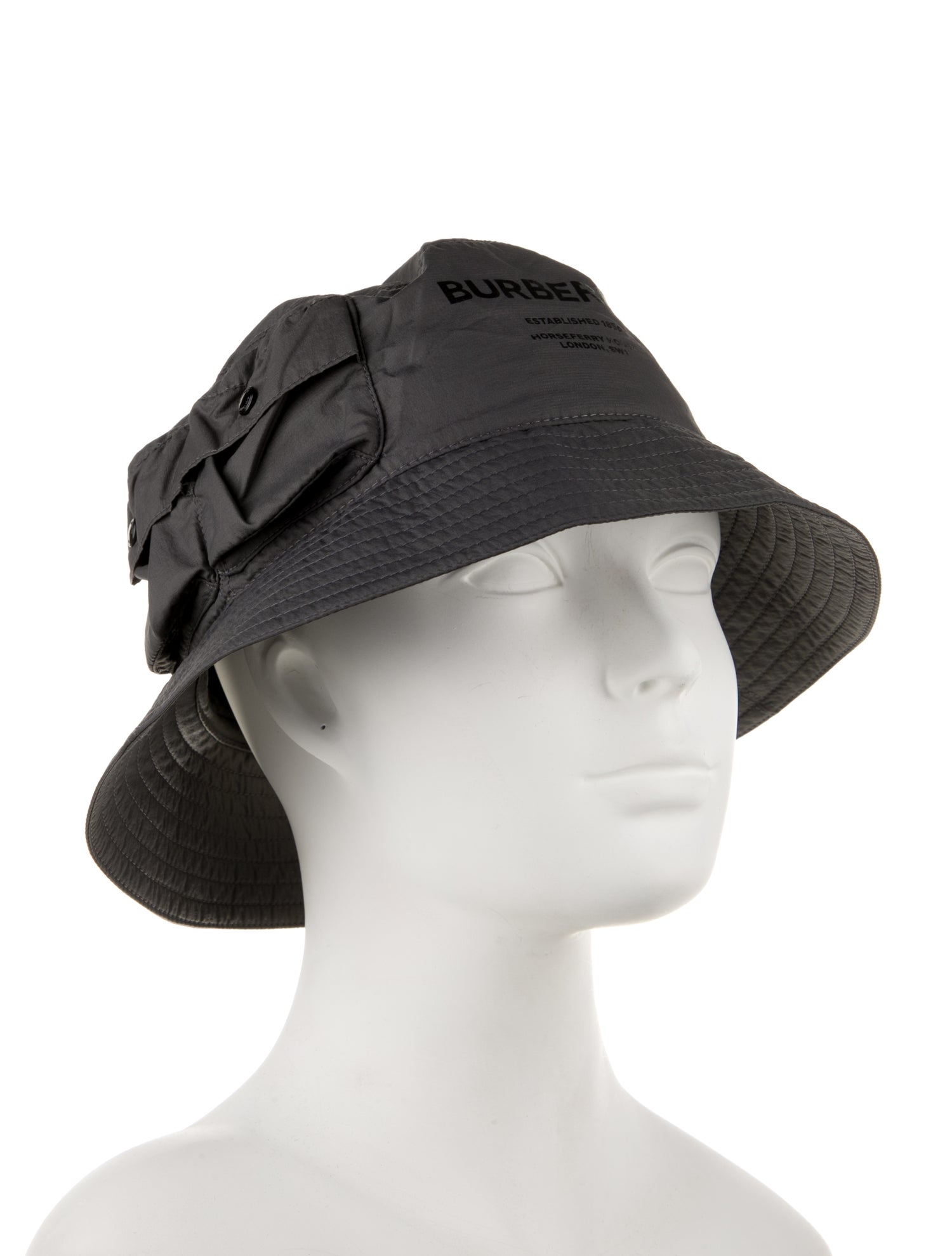 Burberry Black Bucket Hat Size Small