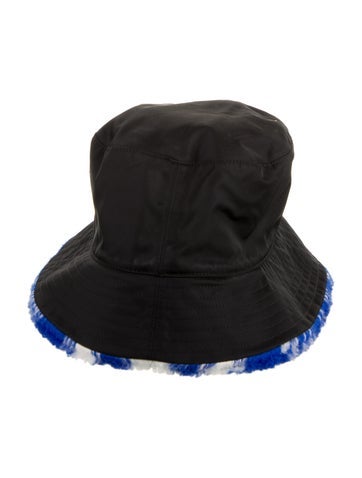 Burberry Hats Black Nylon Bucket Hat Size S