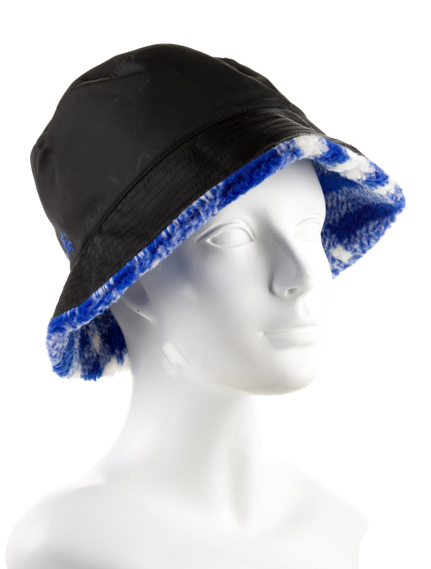 Burberry Black Nylon Bucket Hat Size S