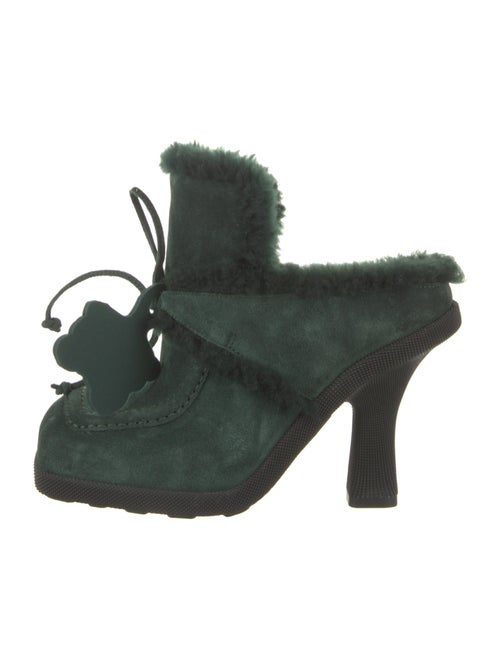 Burberry Suede Mules