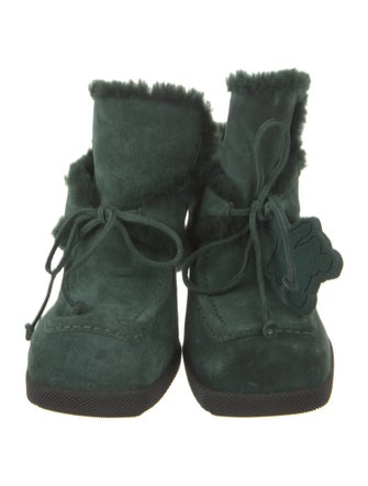 Burberry Suede Mules